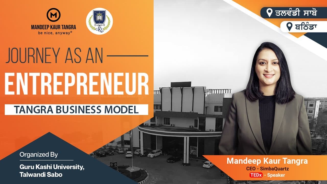 Journey as an Entrepreneur - Tangra Model